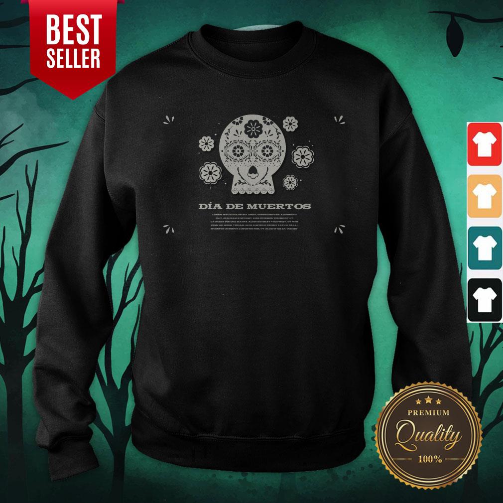 Sugar Skull Simple Day Dead Dia De Muertos Vintage Shirt