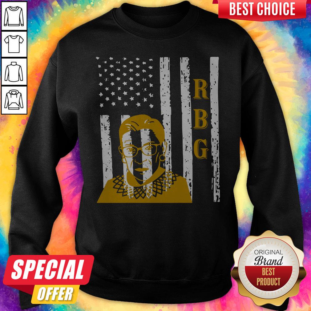 RBG Ruth Bader Ginsburg American Flag Shirt