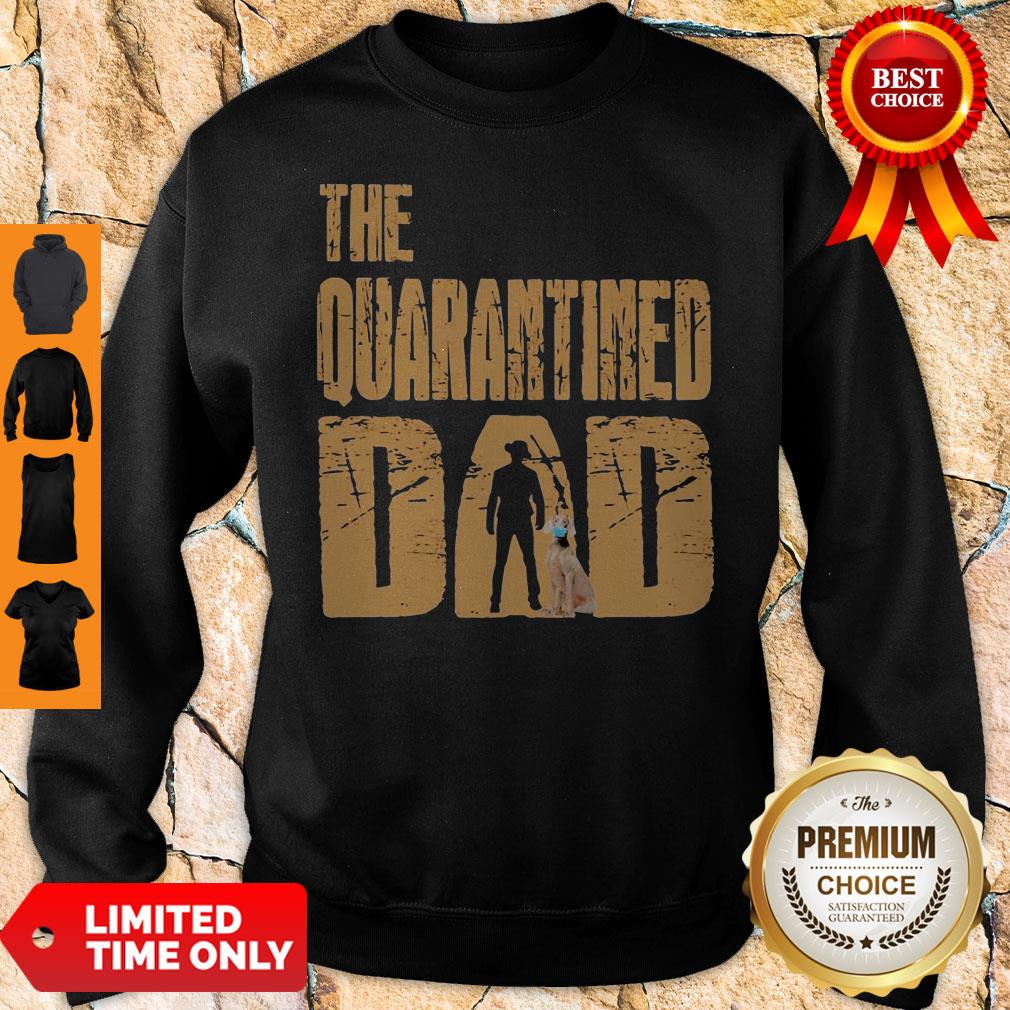 Official The Quarantined Dad Dog Mask Shirt