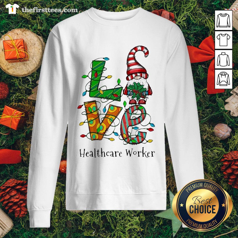 Good Love Gnomes Merry Light Christmas 2020 Healthcare Worker Shirt