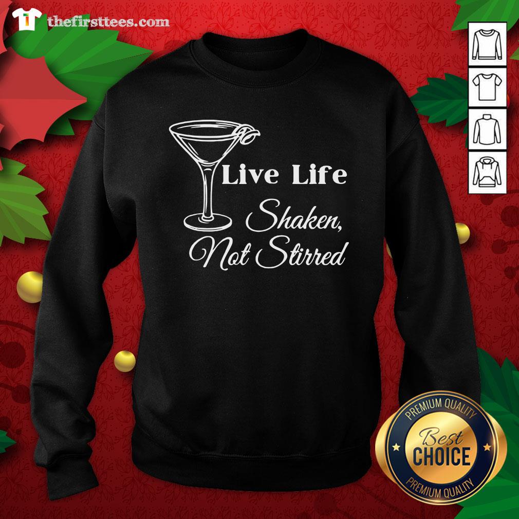 Original Live Life Shaken Not Stirred Rip Sean Connery Shirt