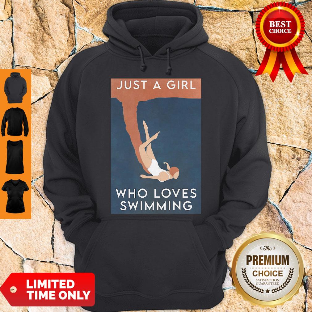 Official Just A Girl Who Loves Swimming Shirt