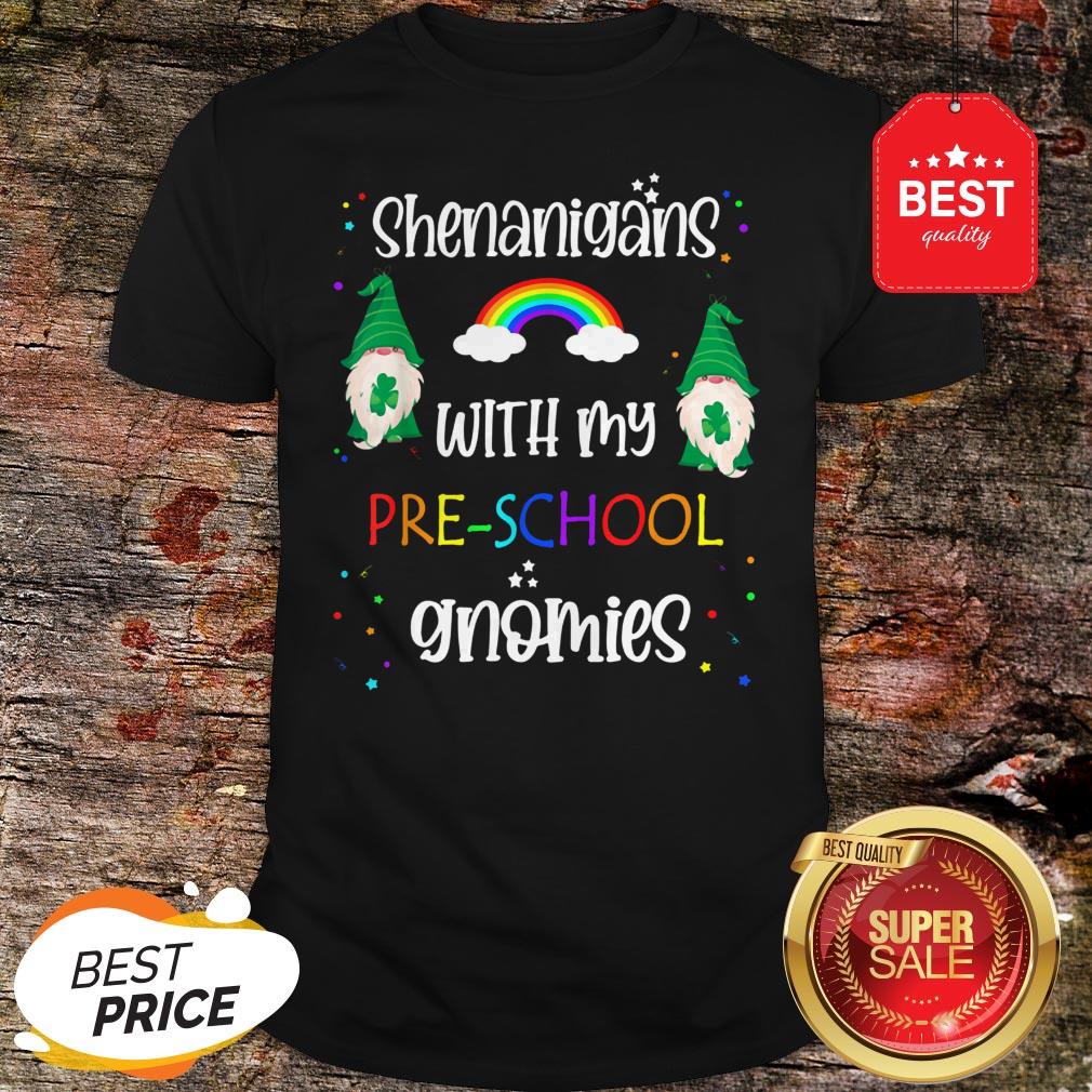 St Patrick’s Pre-School Teacher Student Cute Funny Gnomies Shirt
