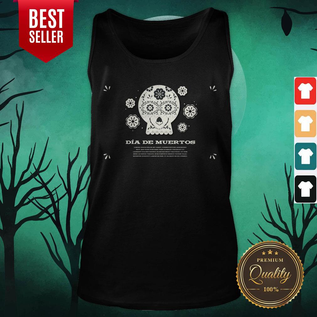 Sugar Skull Simple Day Dead Dia De Muertos Vintage Shirt
