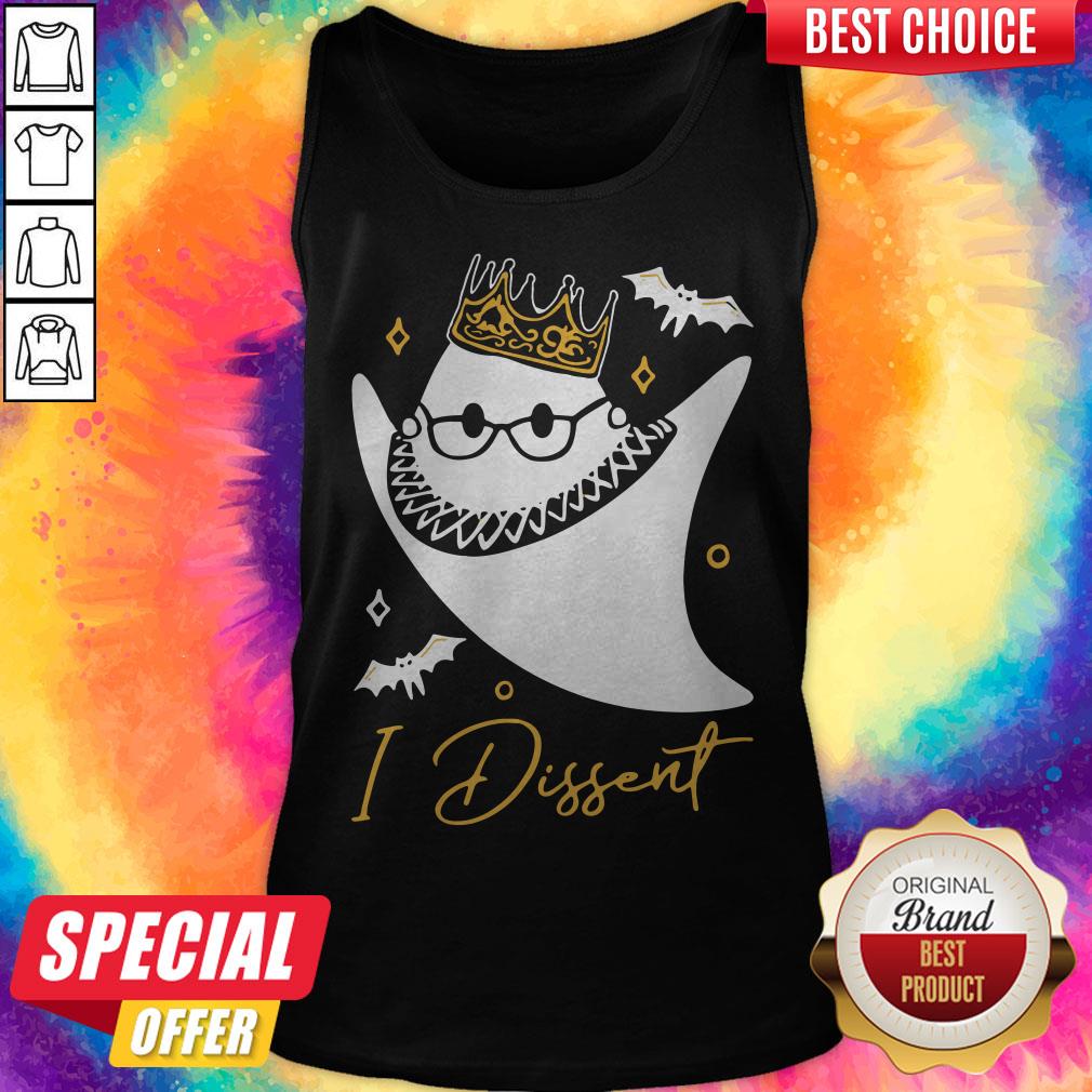 Funny RBG Ghost I Dissent Halloween Shirt