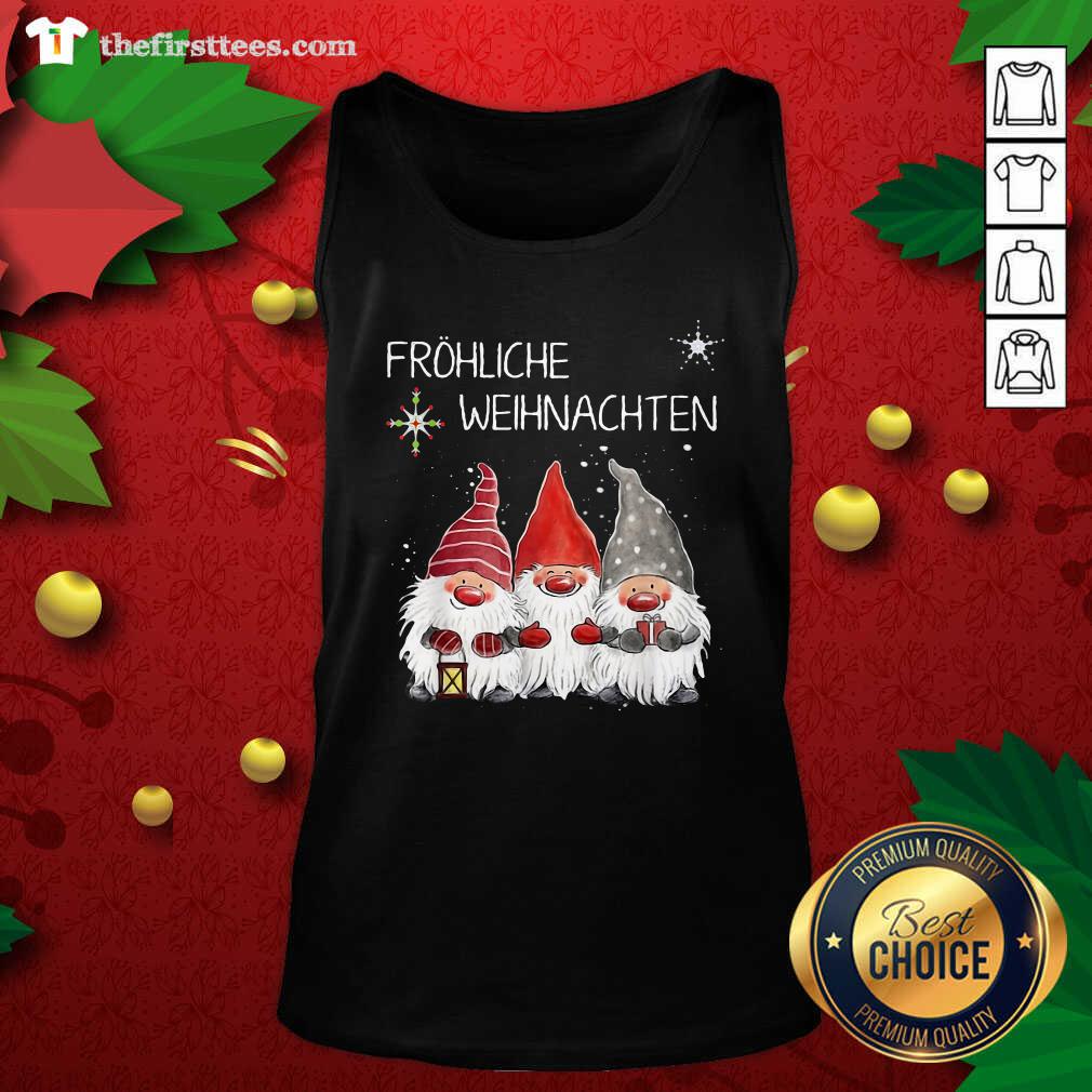 Lovely Gnomes Fröhliche Weihnachten Christmas Shirt