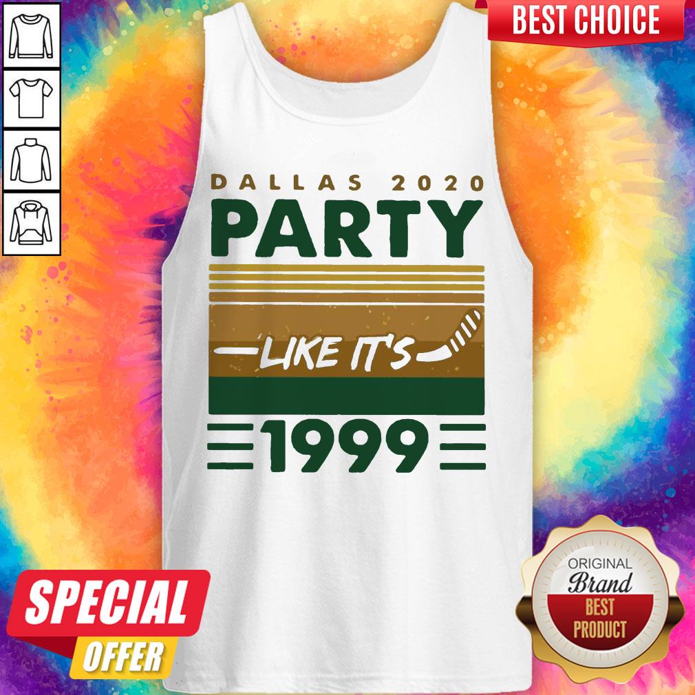 Hockey Dallas 2020 Party Like It's 1999 Vintage Retro Shirt