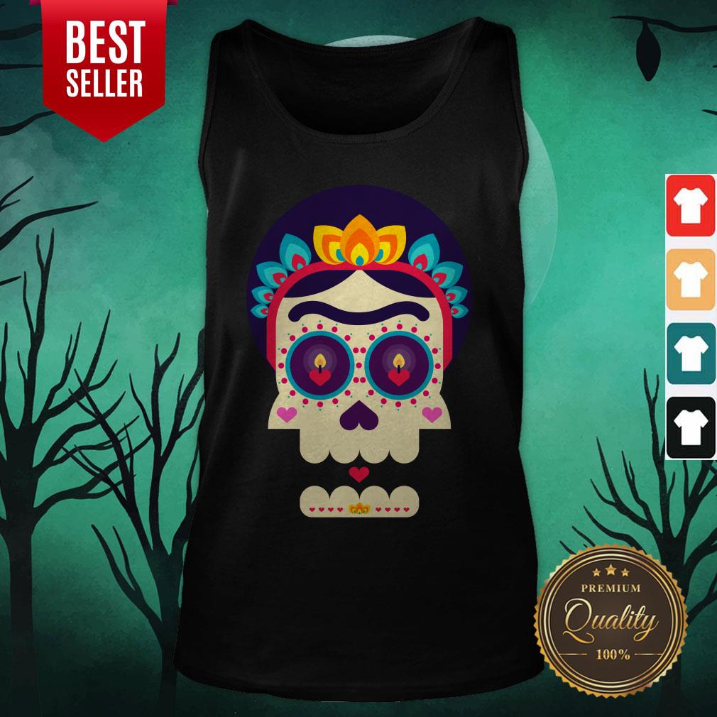 Sugar Skull Woman Day Of Dead Muertos Shirt