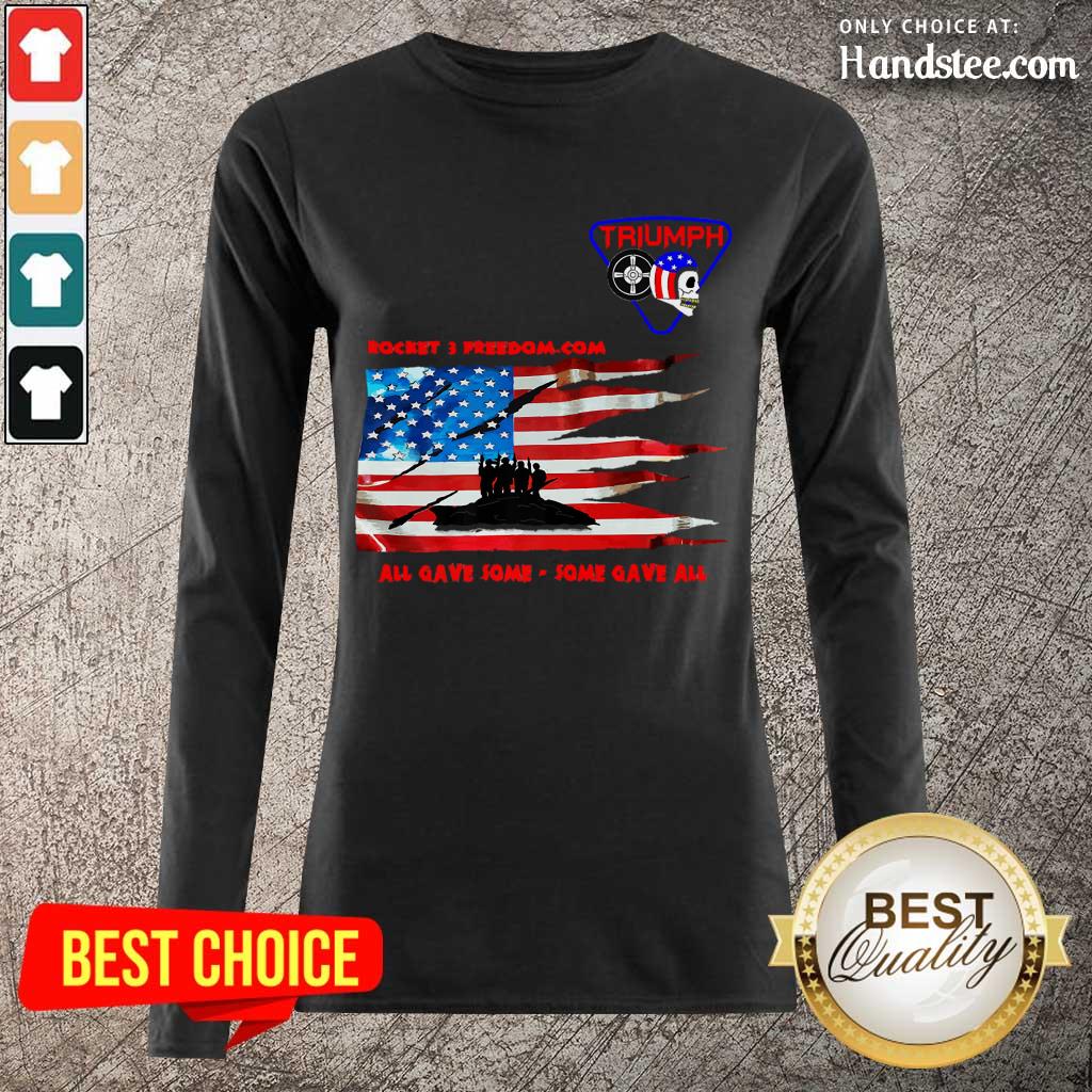 Terrific Rocket 3 Freedom American Flag Shirt