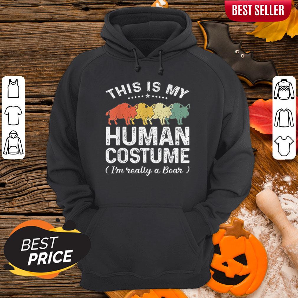 This Is My Human Costume I'm Really A Bear Halloween Shirt
