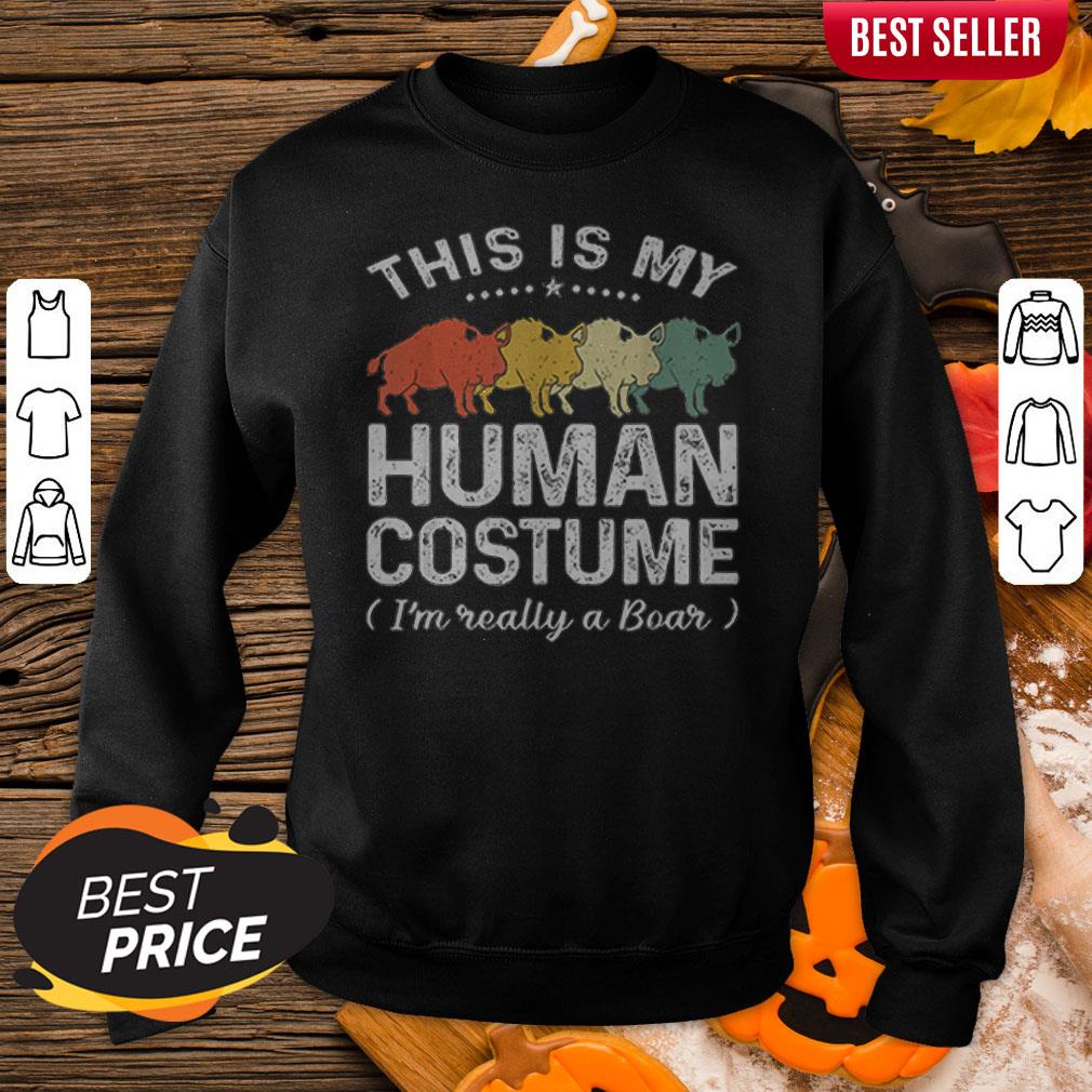 This Is My Human Costume I'm Really A Bear Halloween Shirt