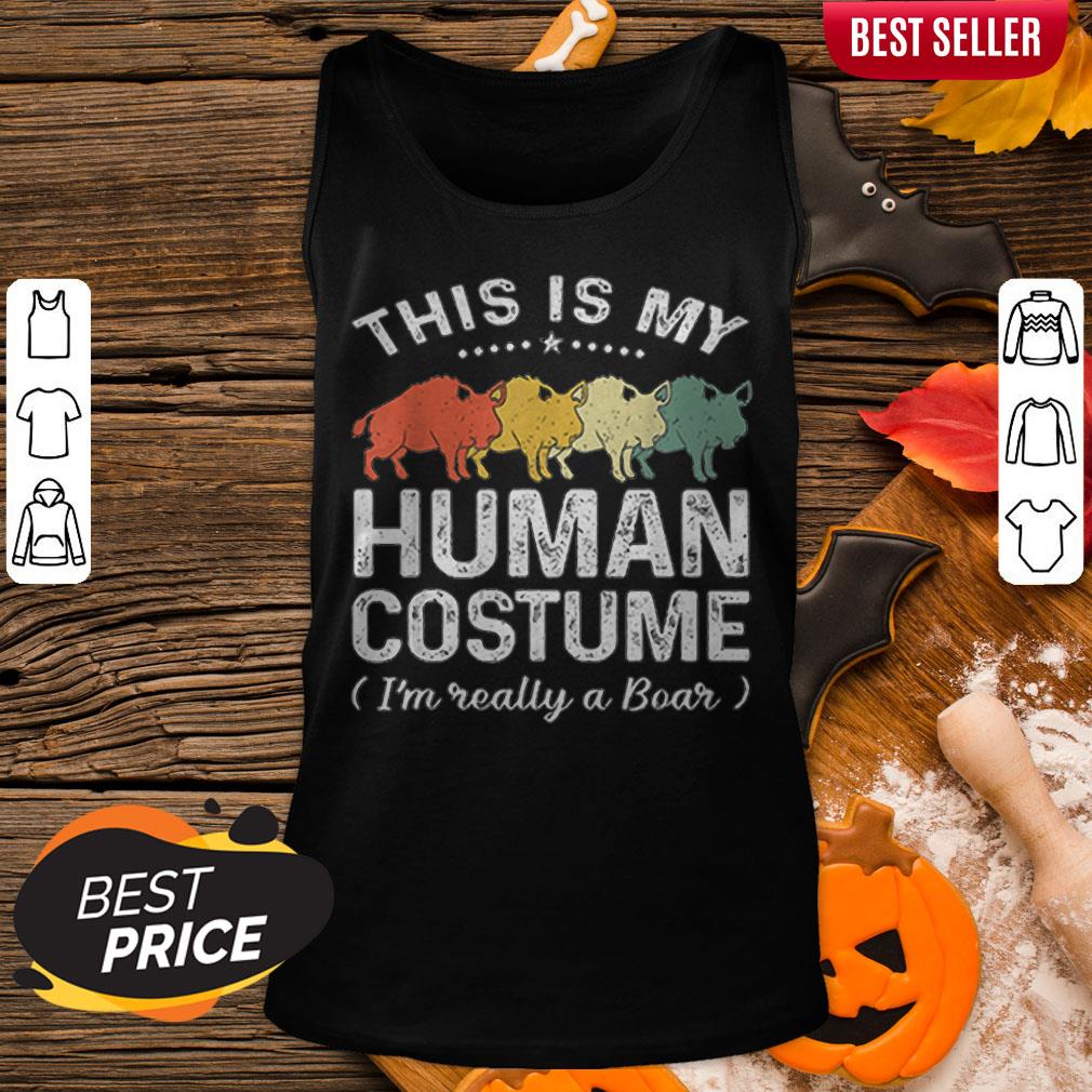 This Is My Human Costume I'm Really A Bear Halloween Shirt
