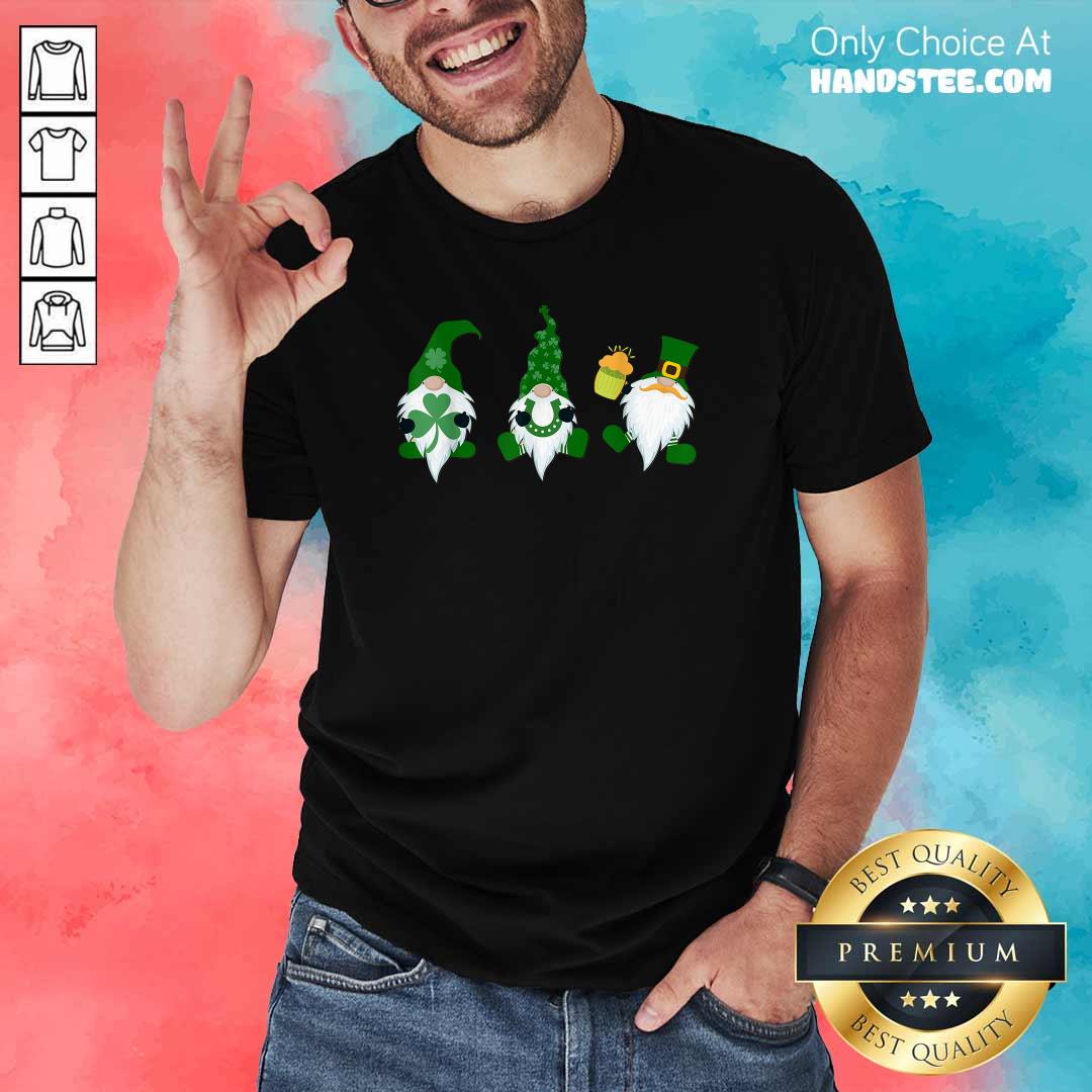 Hot 3 Gnomes Happy Patricks Beer Shirt