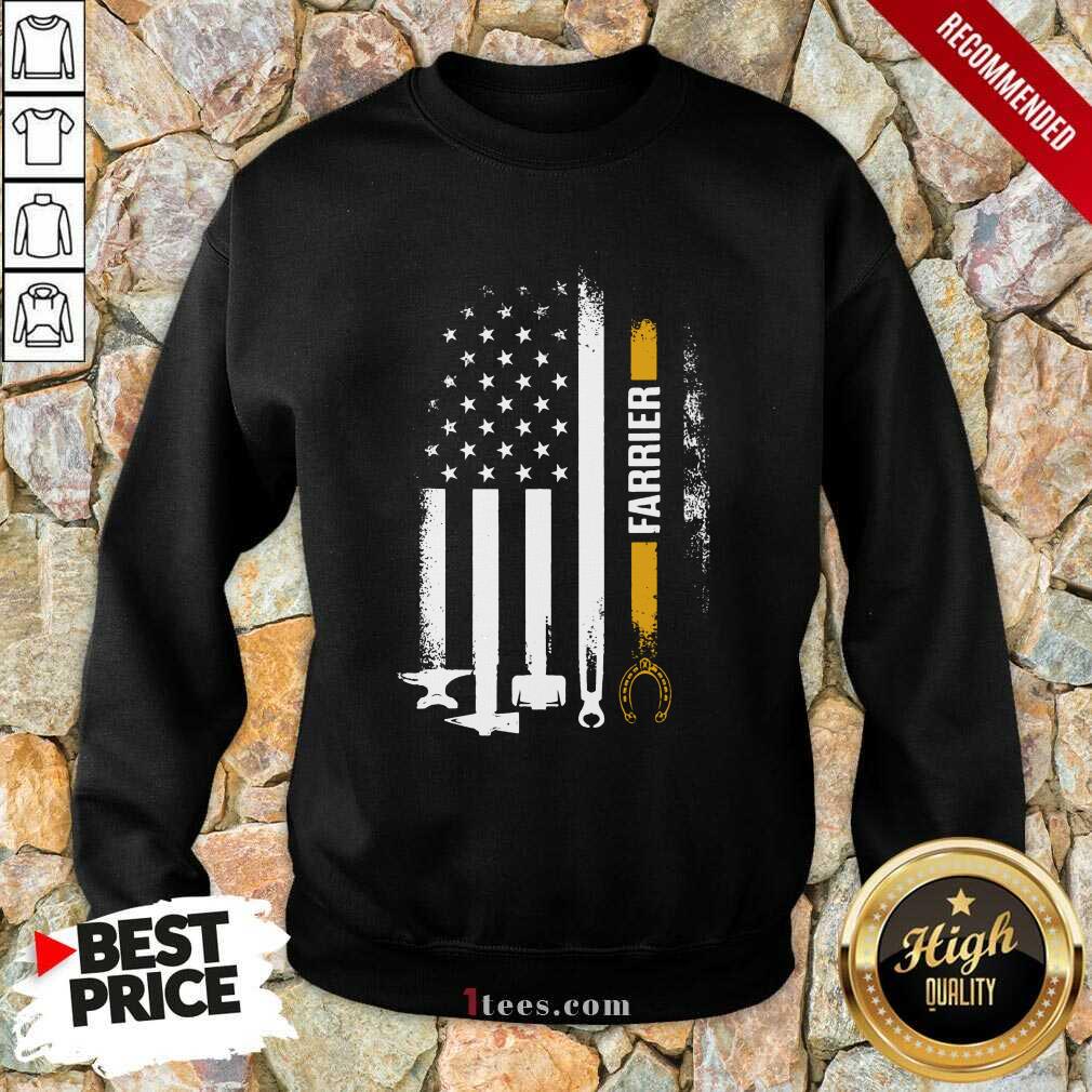 Top America Flag Farrier Shirt