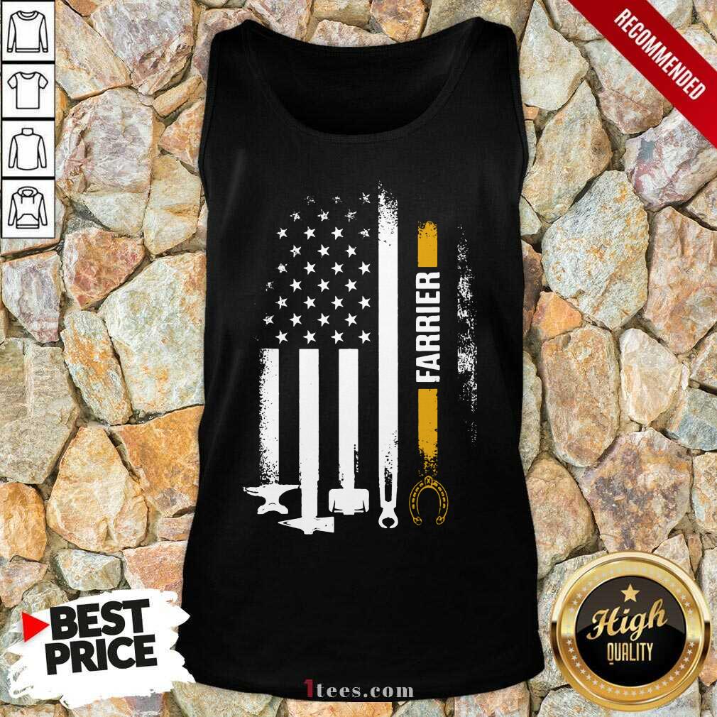 Top America Flag Farrier Shirt