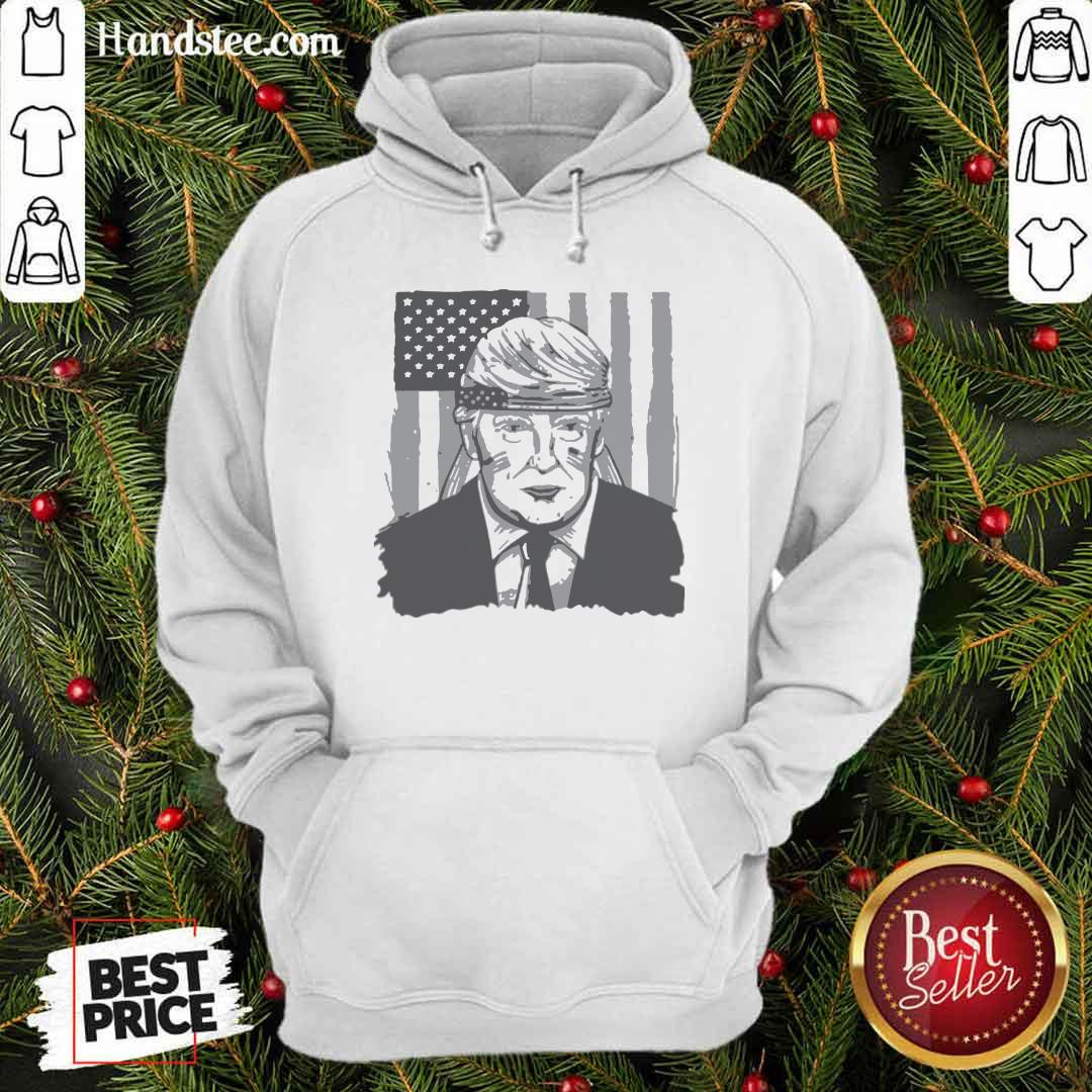 Top America Ribbon Usa Flag Donald Trump 2020 Graphic Shirt