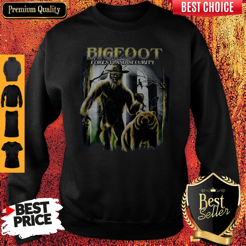 Top Bigfoot Forestland security shirt