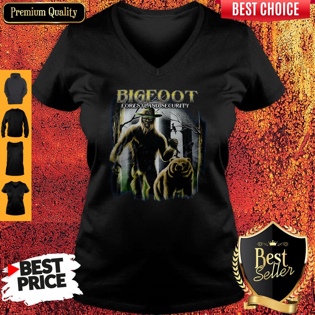 Top Bigfoot Forestland security shirt