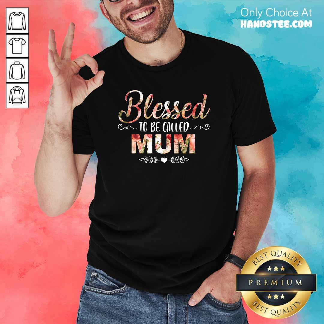 Top Blessed 6 Flower Mother Shirt