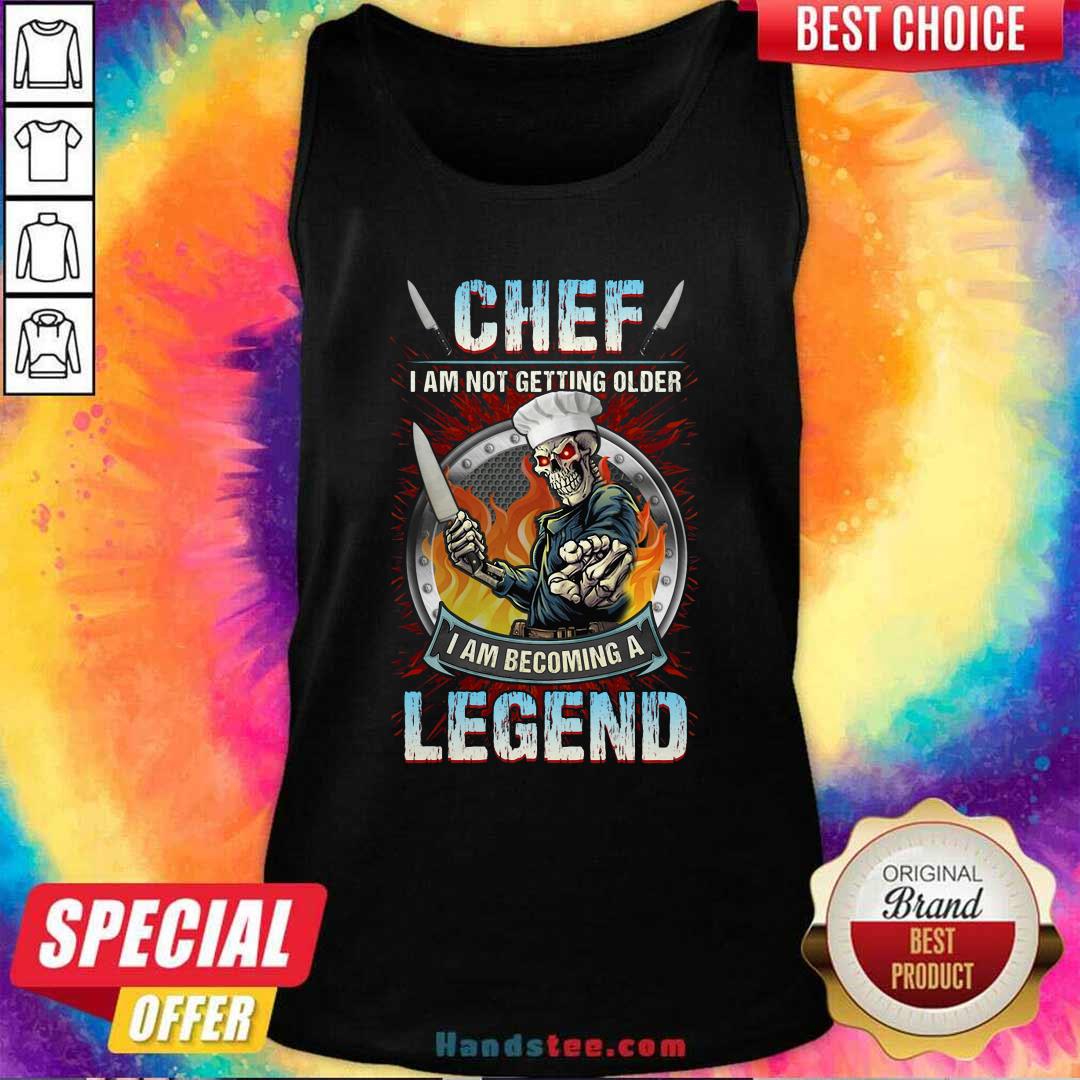 Top Chef I Am Not Getting Older I Am Becoming A Legend Shirt
