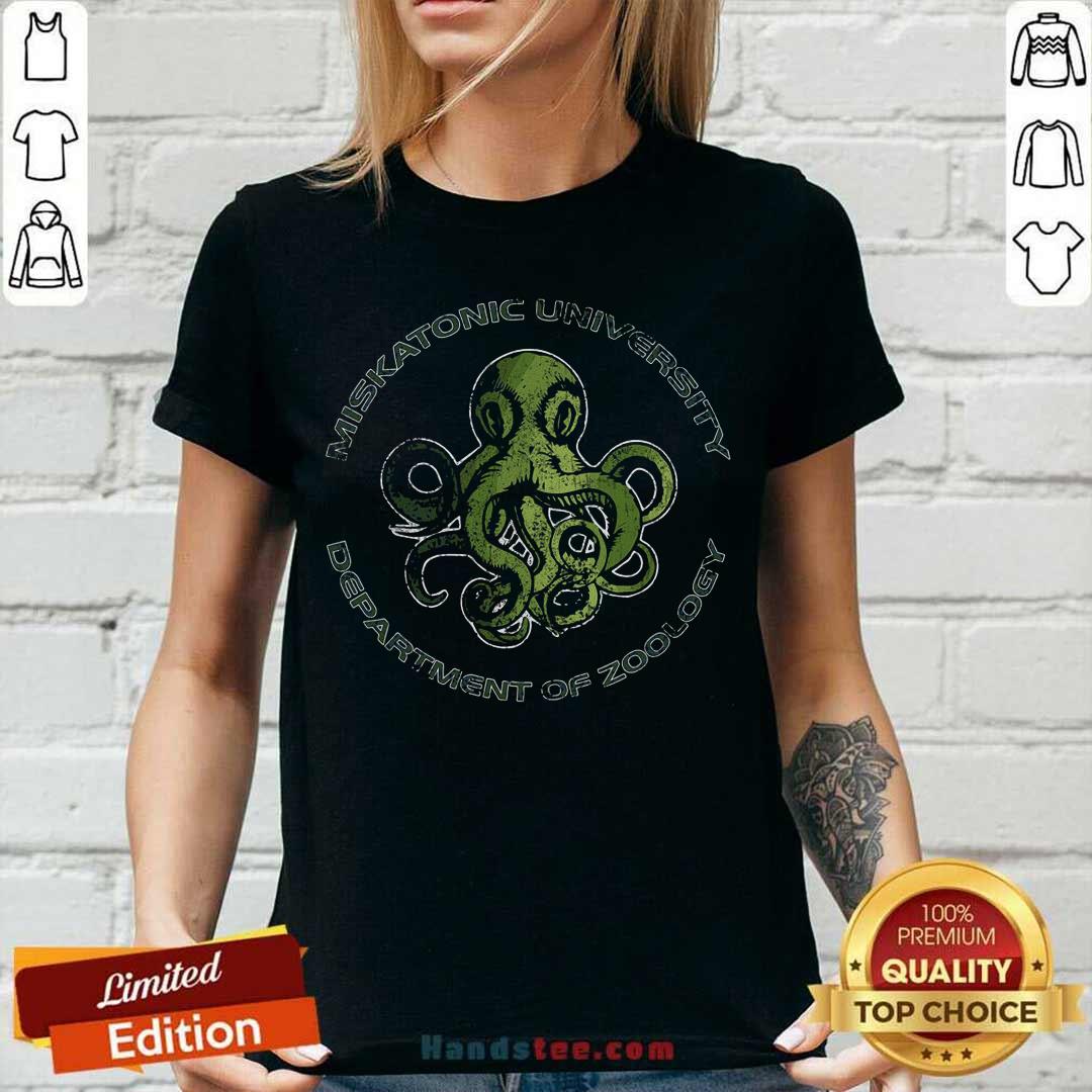 Top Cthulhu Lovecraft Miskatonic University Department Of Zoology Shirt