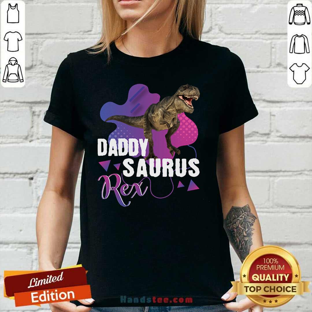 Top Daddysaurus Cool Dinosaur T Rex 34 Shirt