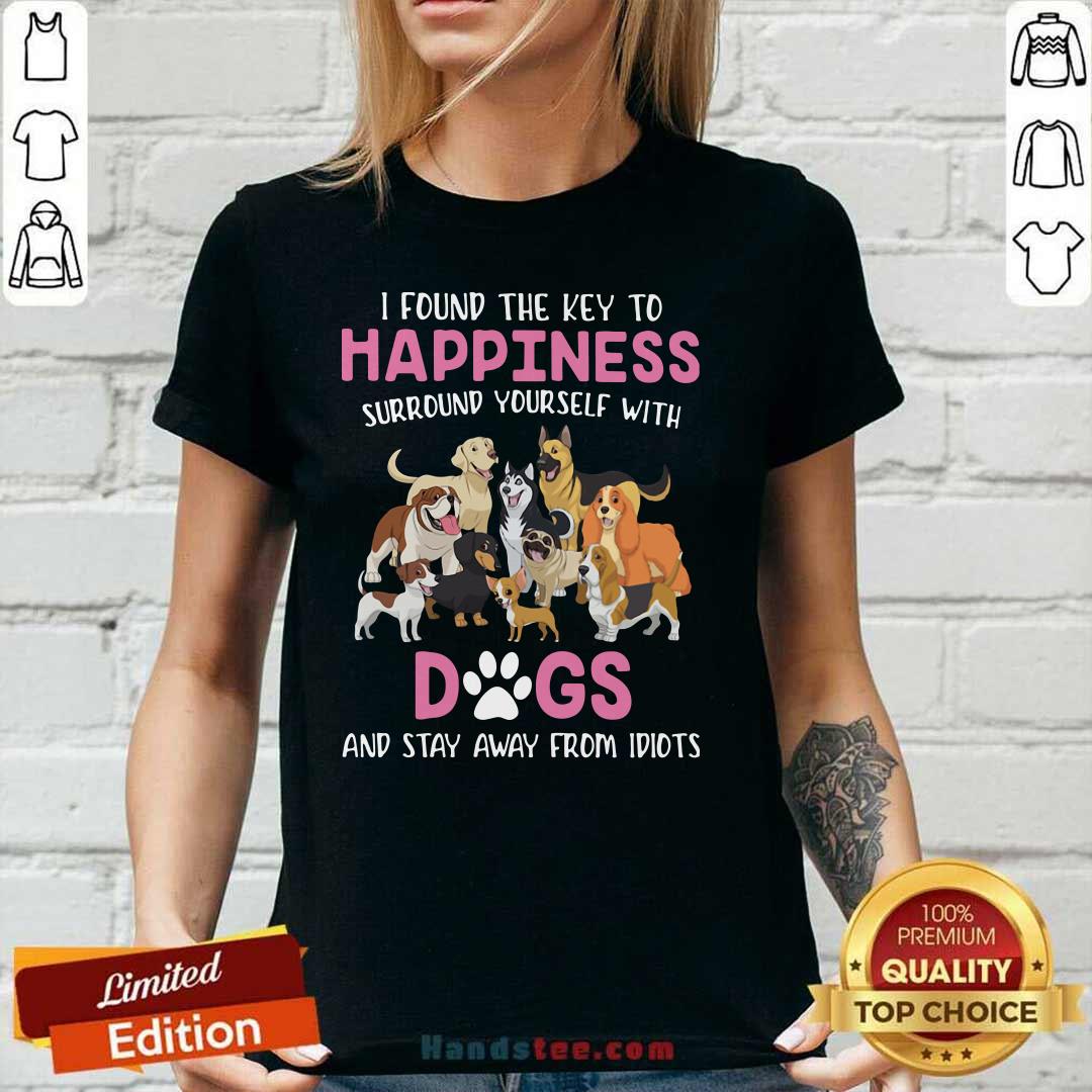 Top I Found Key To Happiness Surround 9 Shirt