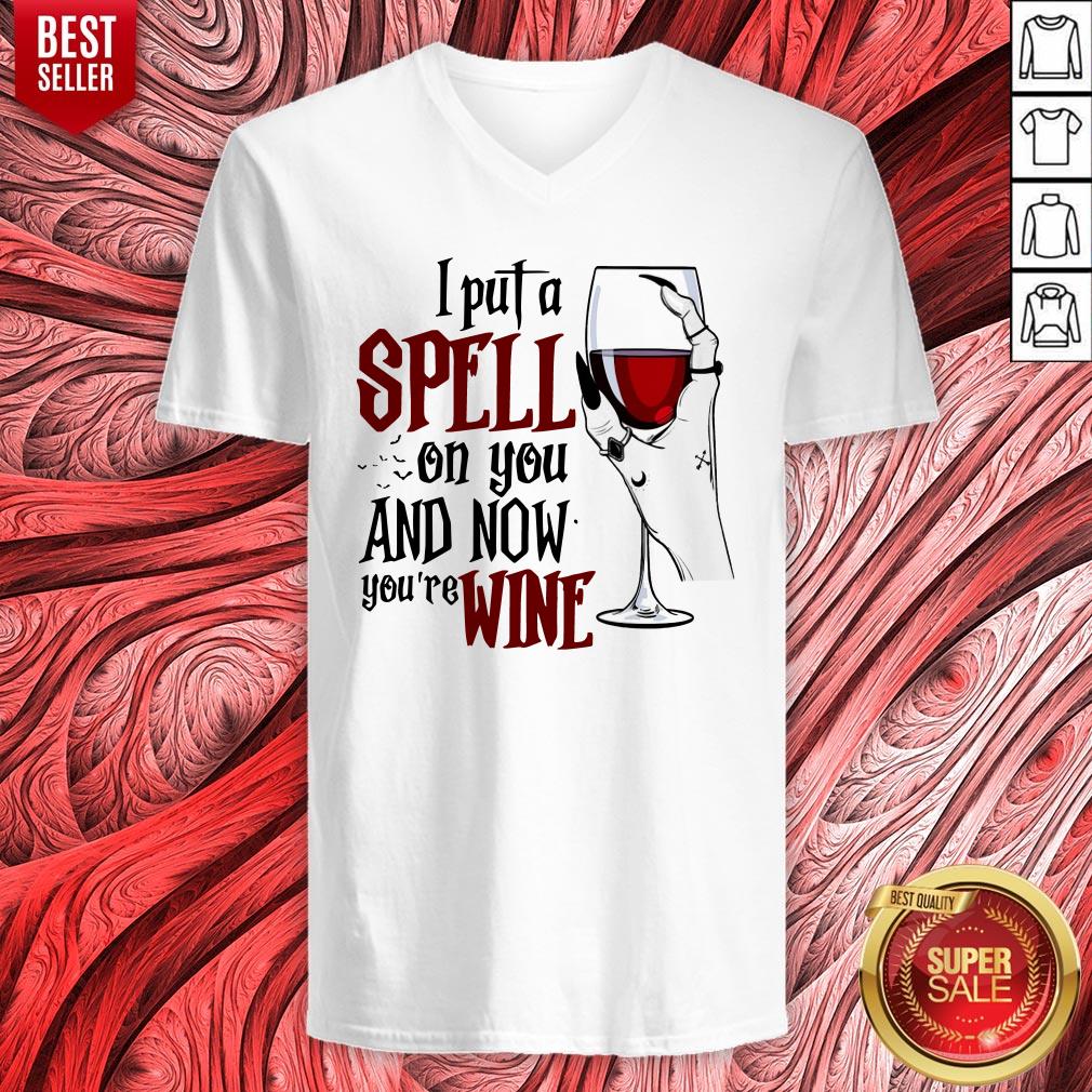 Top I Put A Spell On You And Now You’re Wine Shirt