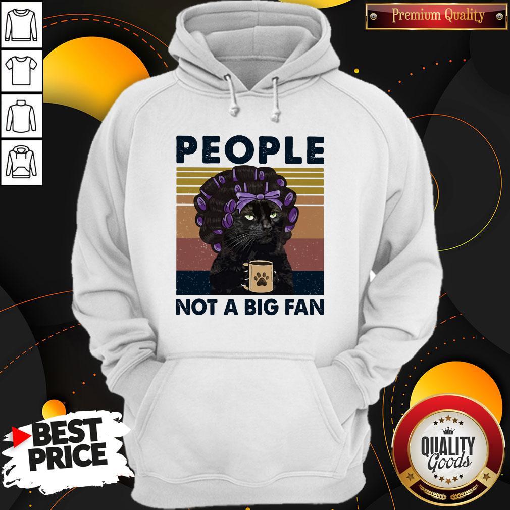 Top People Not A Big Fan Cat Vintage Retro Shirt