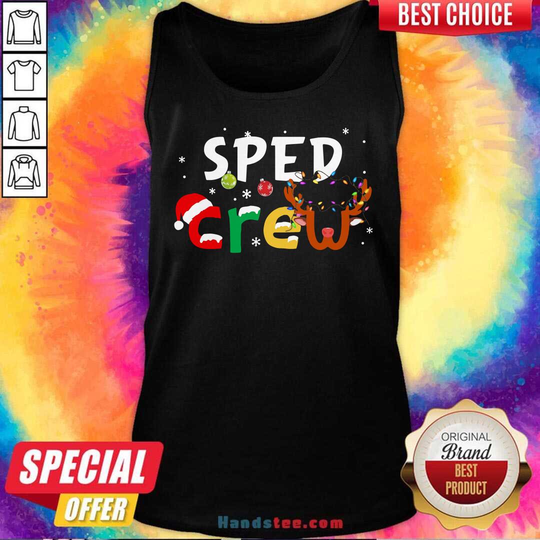Top SPED Teacher Crew Christmas Shirt