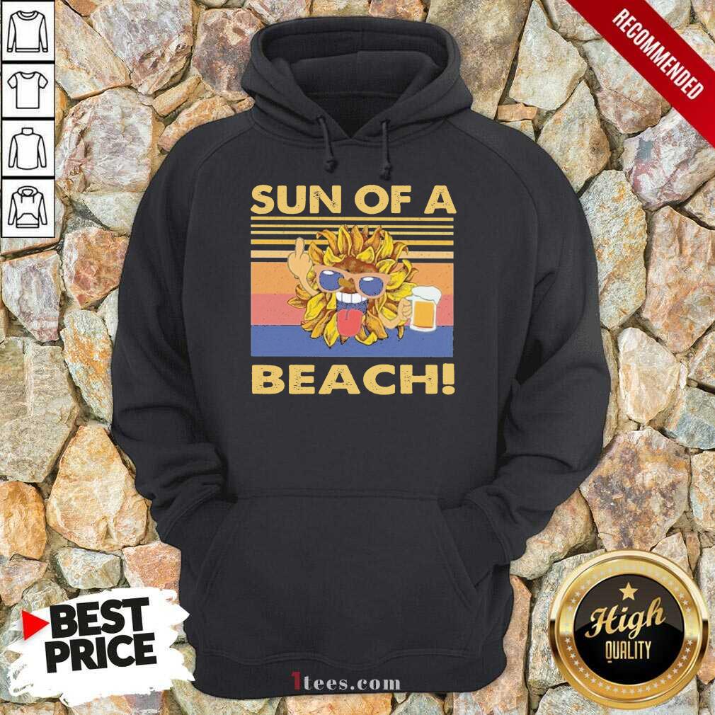 Top Sun Of A Beach Beer Vintage Shirt