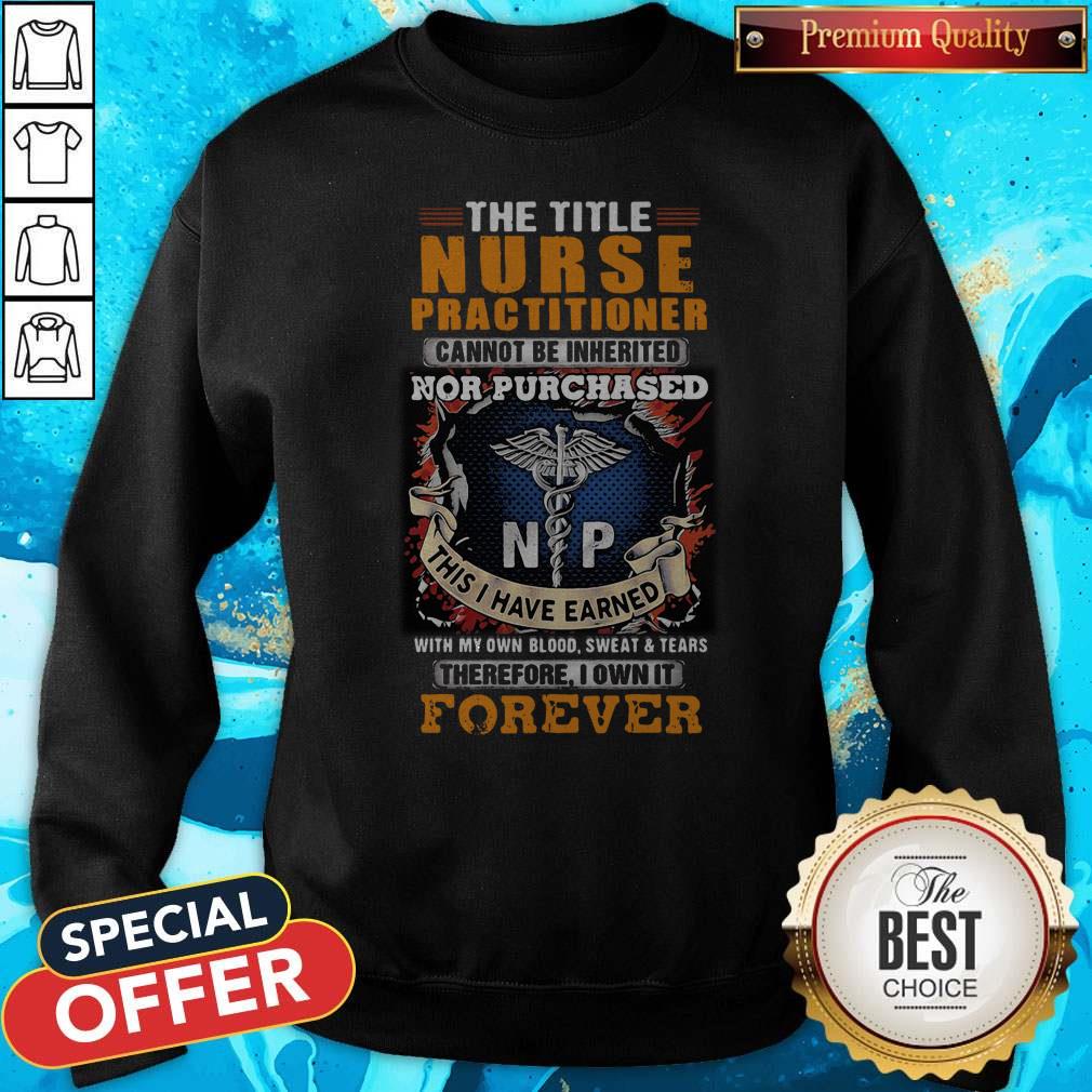 Top The Title Nurse Practitioner Forever Medical Logo Shirt