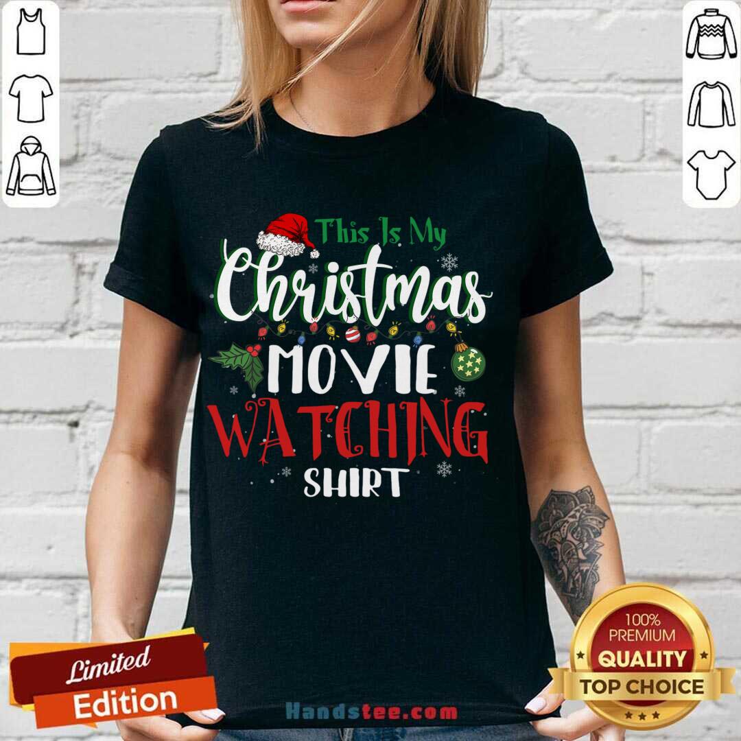 Top This Is My Christmas Movie Watching I love Film Xmas Plans Shirt
