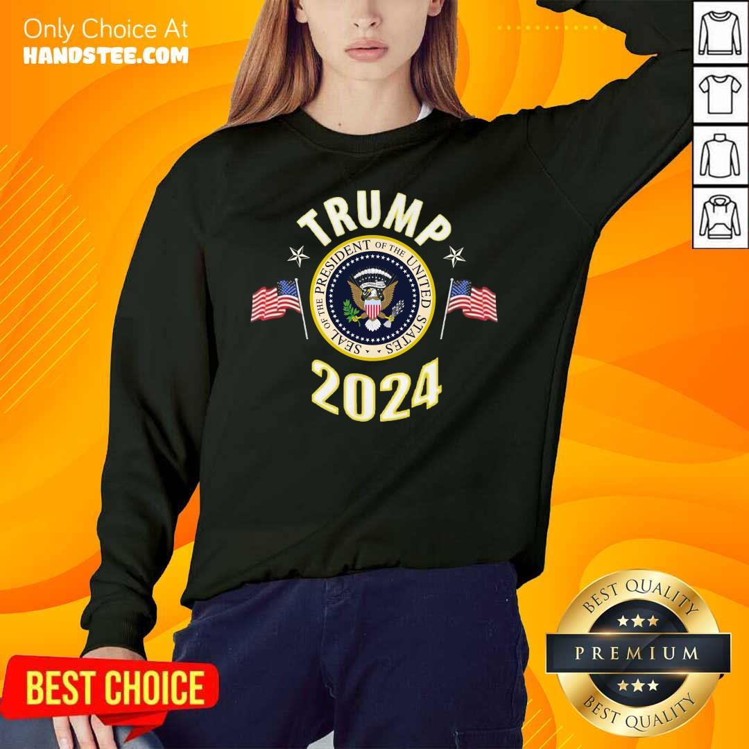 Top Trump 2024 Presidential Seal Flag Shirt