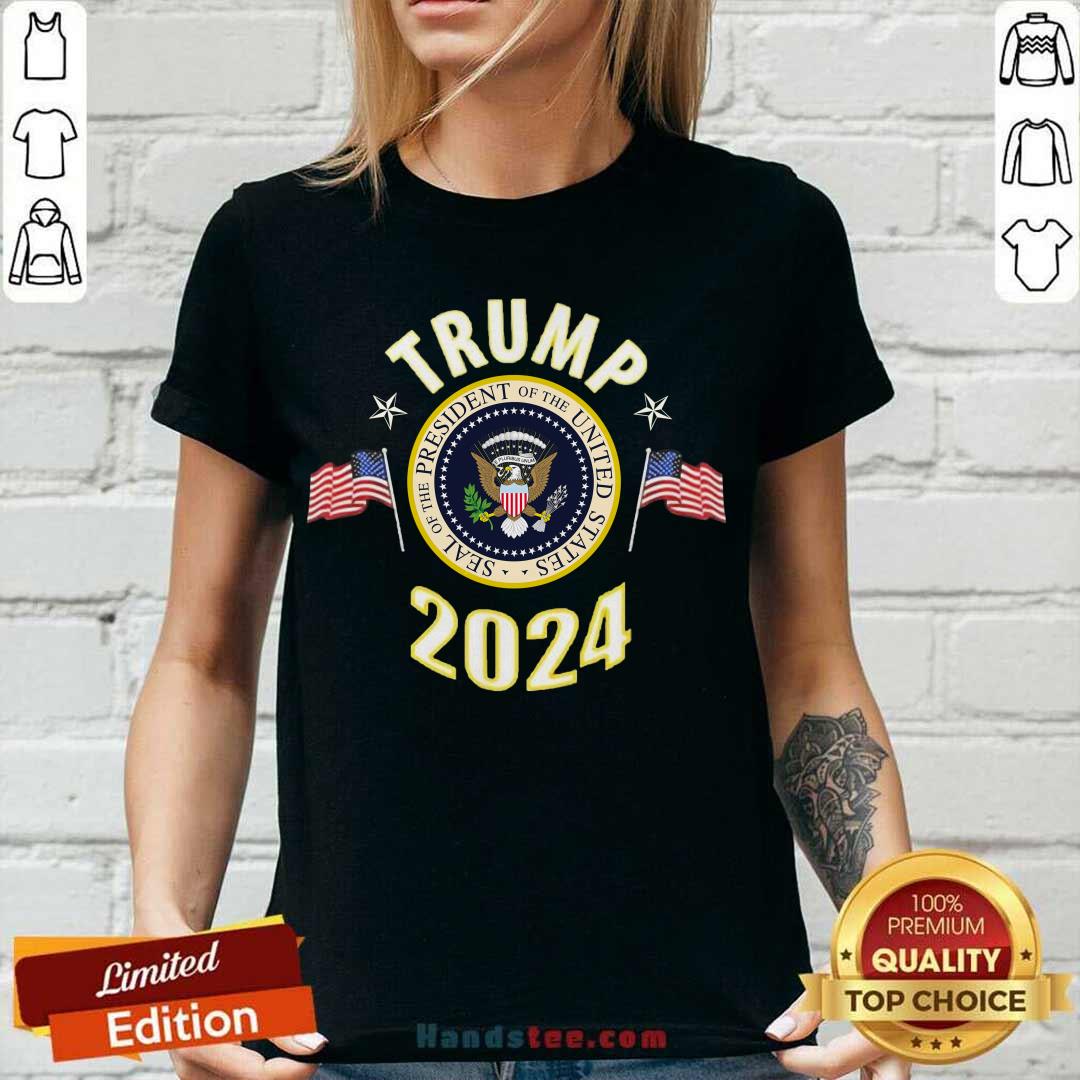Top Trump 2024 Presidential Seal Flag Shirt