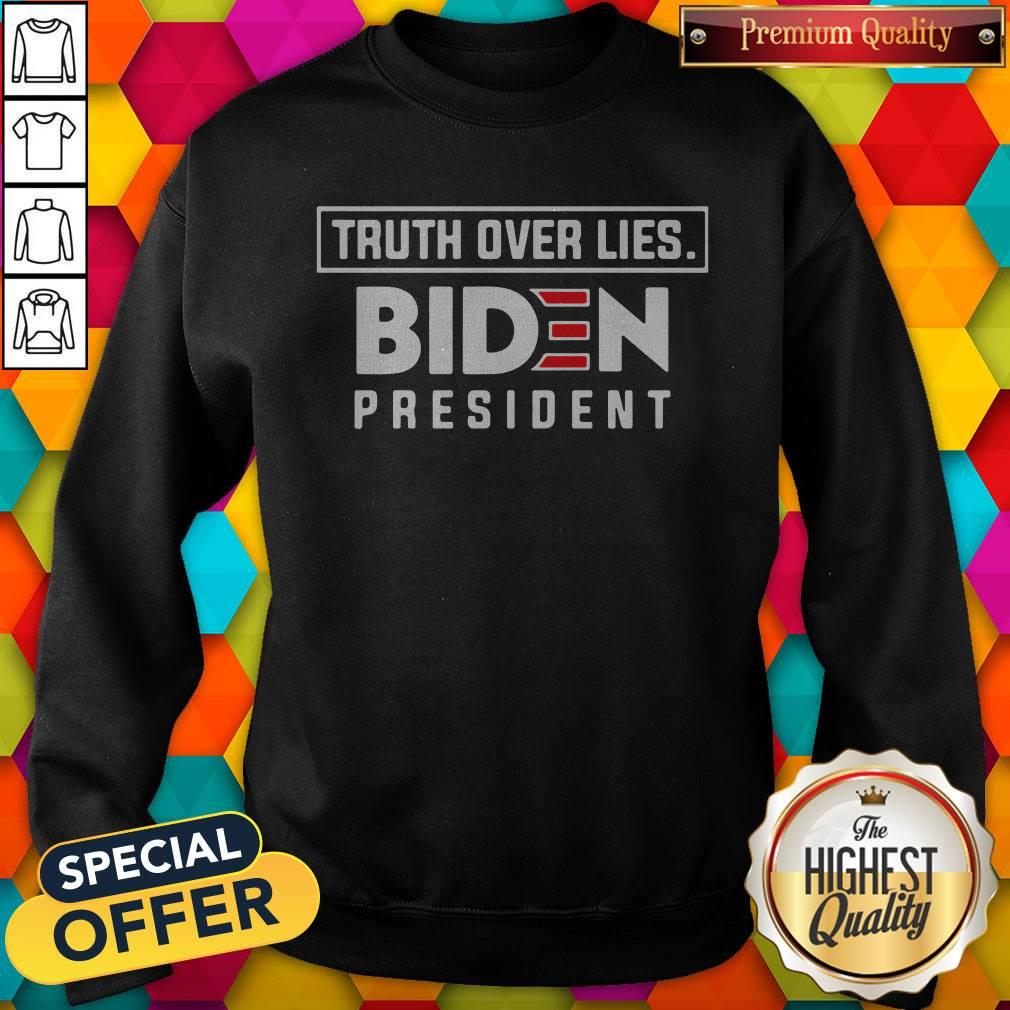 Top Truth Over Lies Joseph Biden 2020 President Campaign Shirt