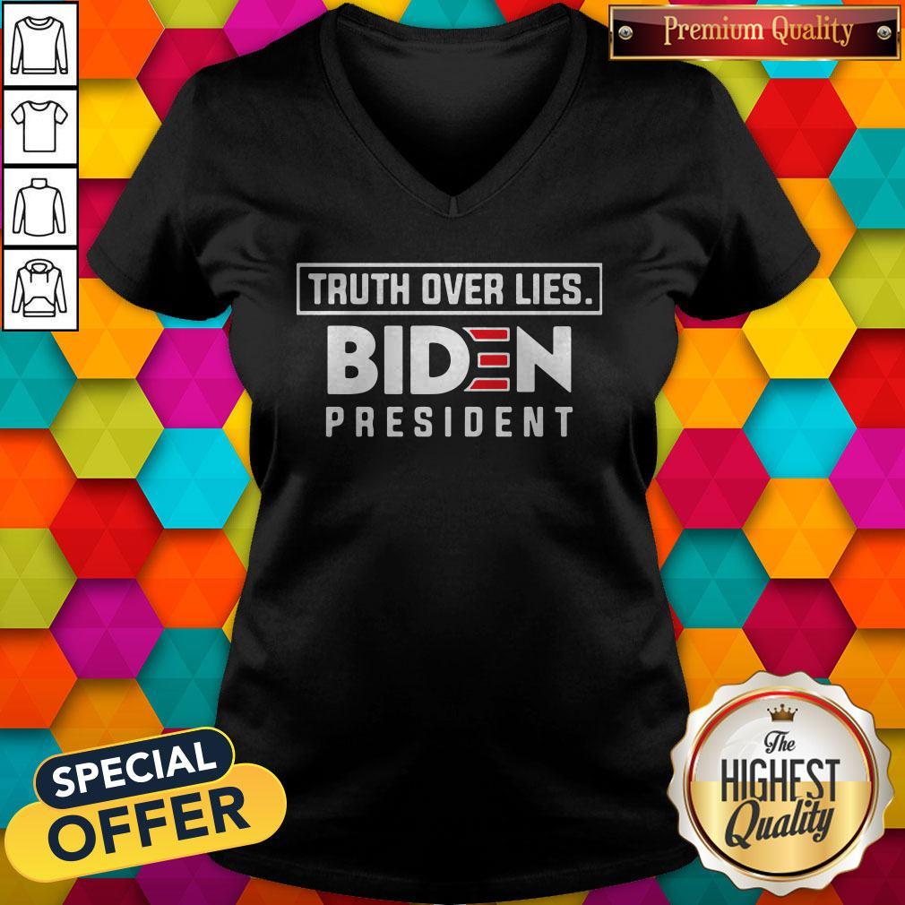Top Truth Over Lies Joseph Biden 2020 President Campaign Shirt