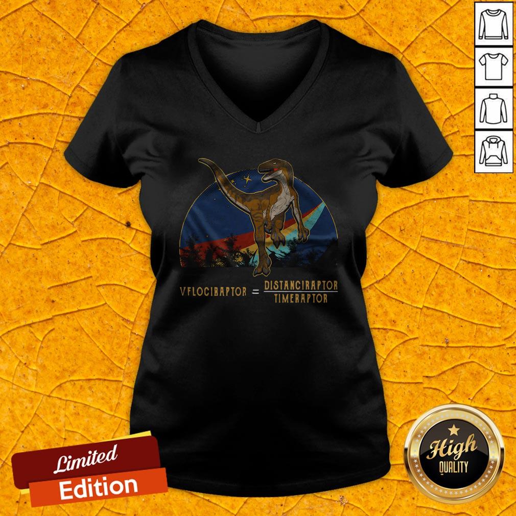Top Velociraptor Distanceraptor Timeraptor Shirt