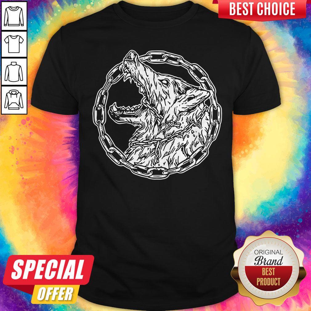 Top Viking Wolf Halloween Shirt