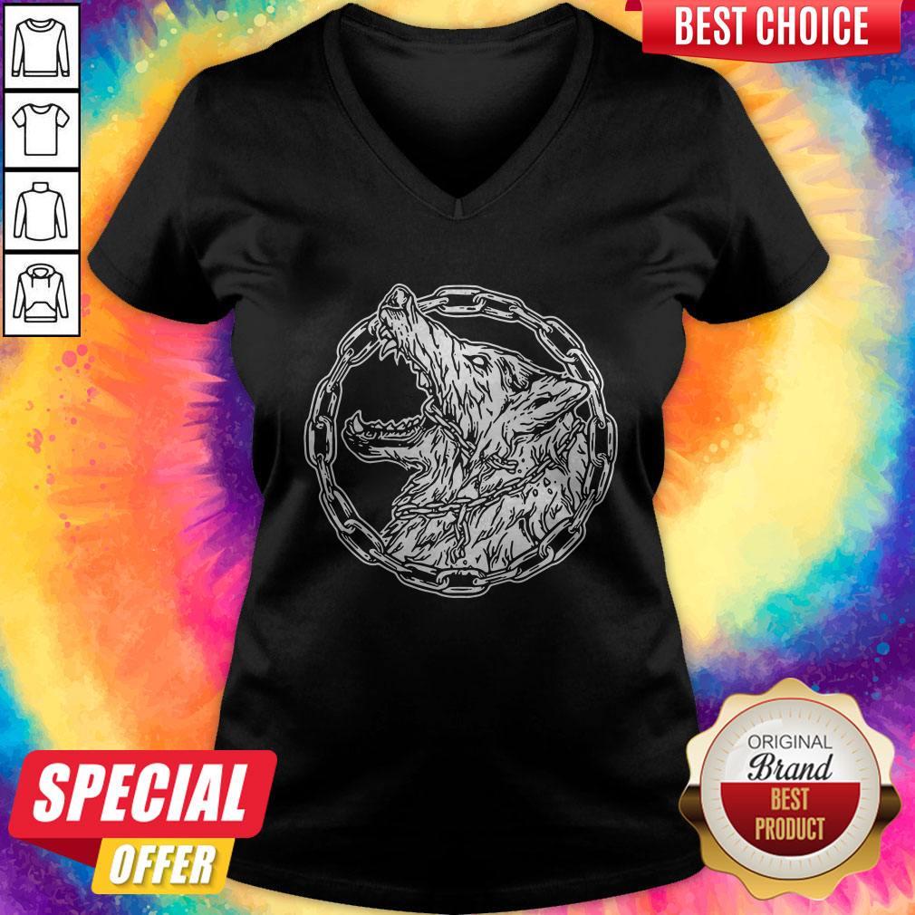 Top Viking Wolf Halloween Shirt