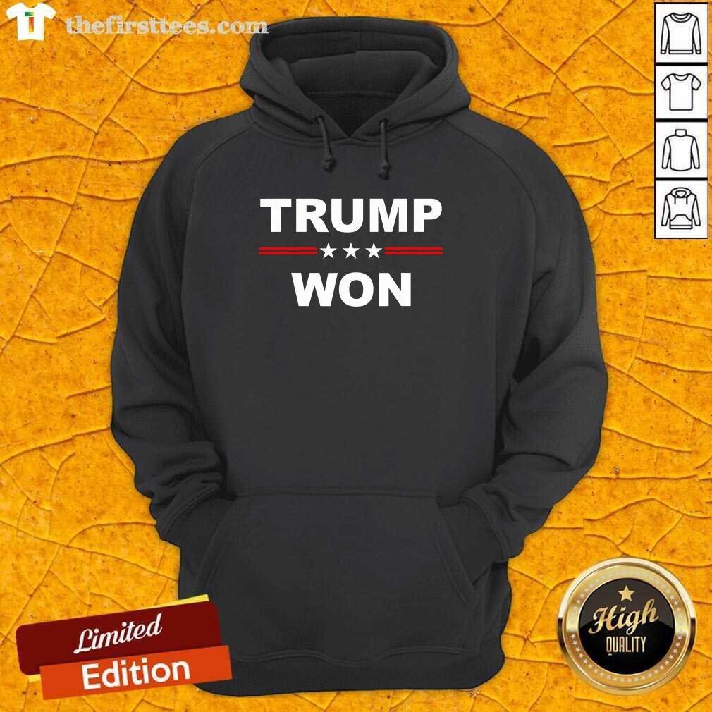 Trump Won 4th Of July American Flag Shirt