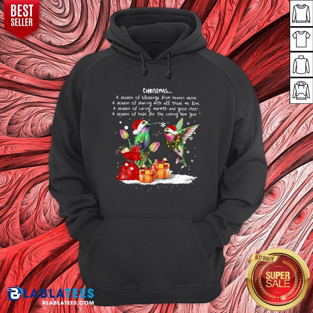 Good Hummingbird Christmas A Season Of Crewneck Shirt