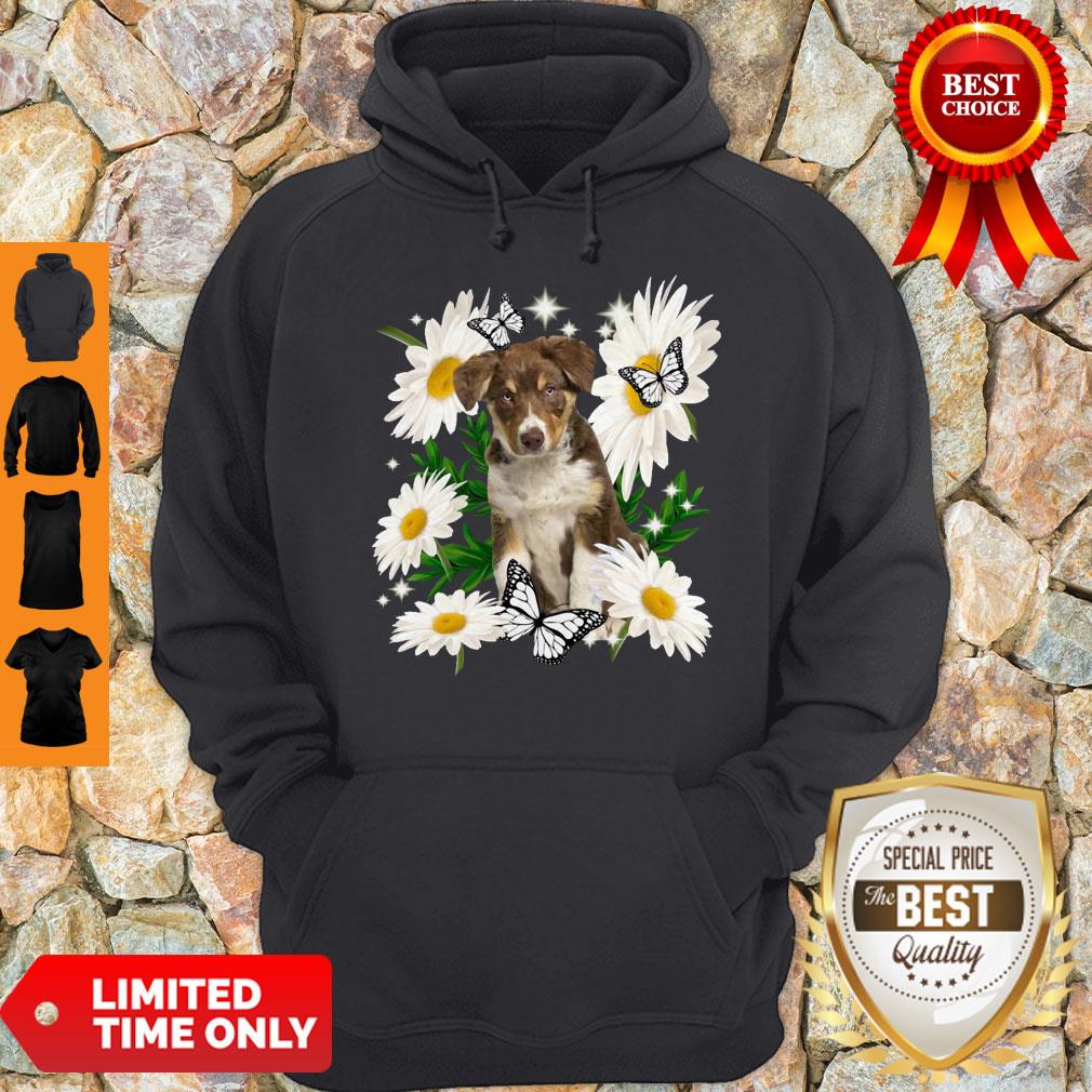 Official Tricolour Border Collie Daisy Flower Classic Shirt