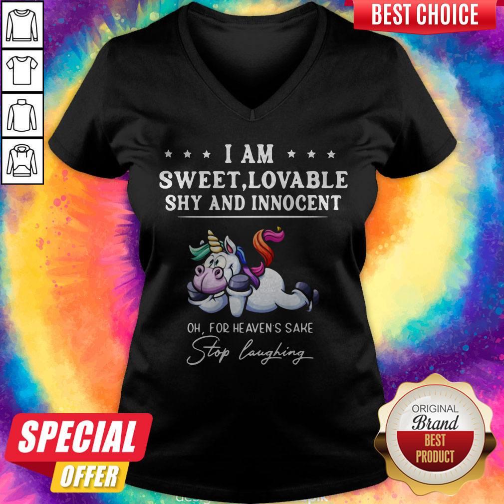 unicorn-i-am-sweet-lovable-shy-and-innocent-oh-for-heavens-sake-stop-laughing-v-neck.jpg
