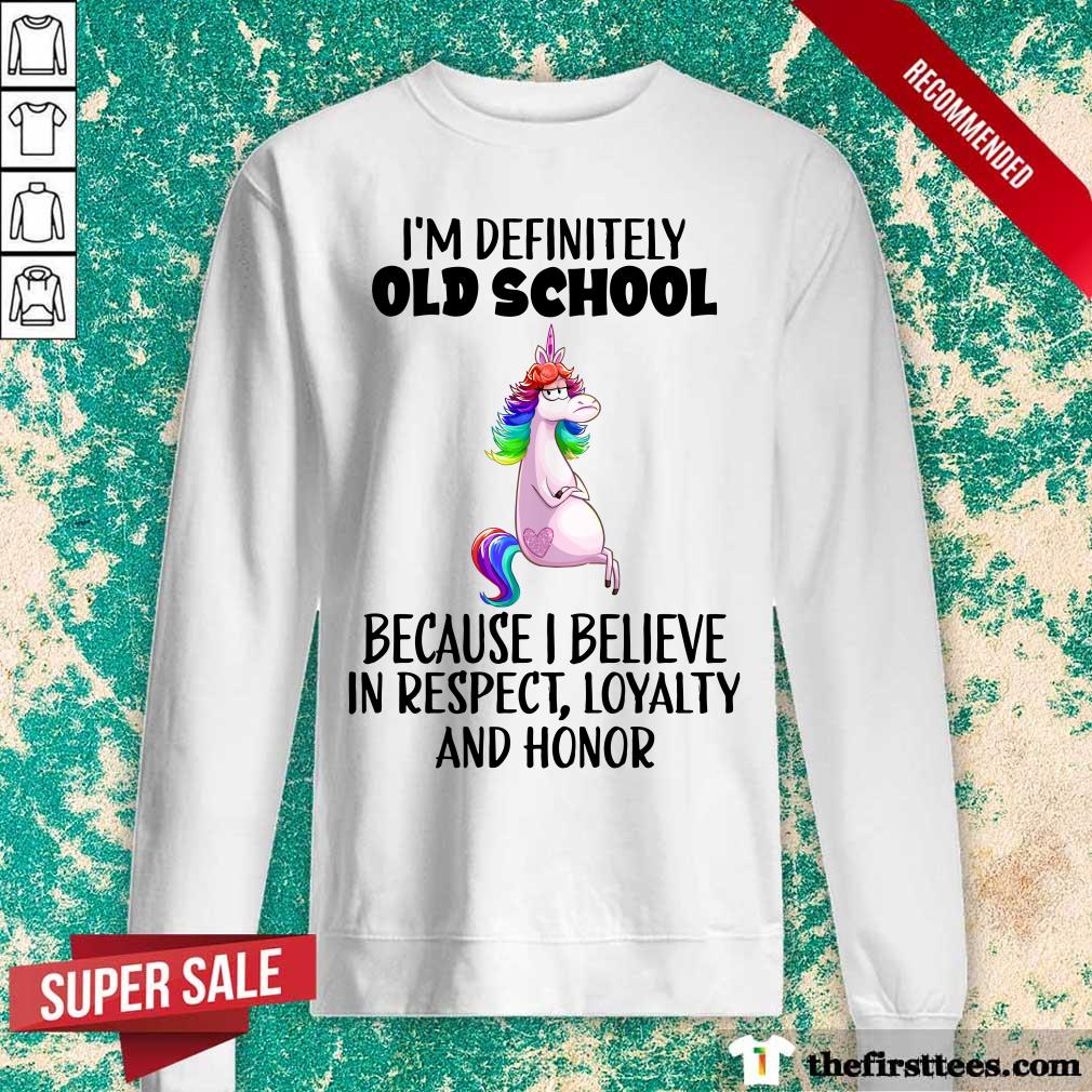 Unicorns I'm Definitely Old School Shirt