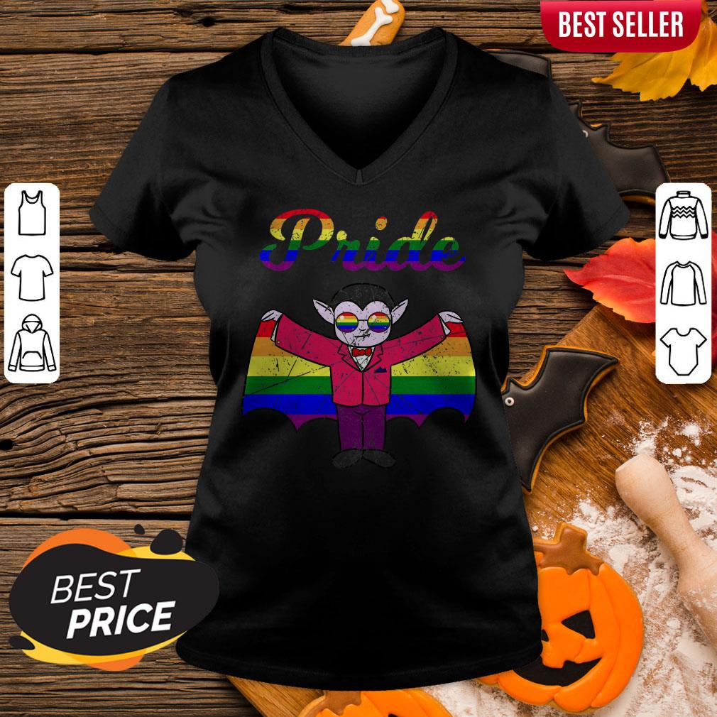 Pride Vampires Rainbow LGBT Halloween Shirt