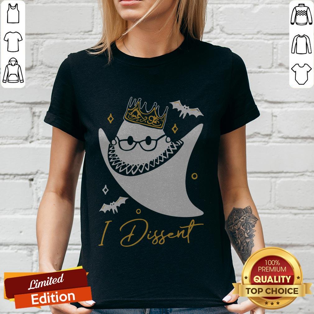 Funny RBG Ghost I Dissent Halloween Shirt