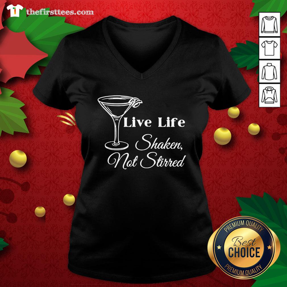 Original Live Life Shaken Not Stirred Rip Sean Connery Shirt