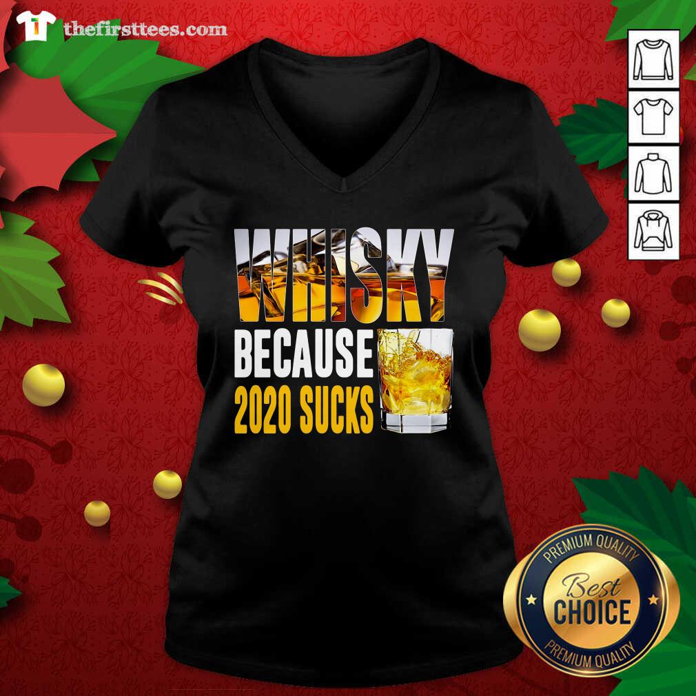 Hot Whisky Because 2020 Sucks Shirt