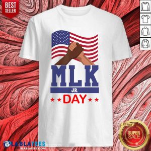 Top American Flag Martin Luther King Jr Day MLK Fist Freedom Shirt